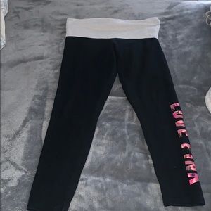 Fold over PINK leggings